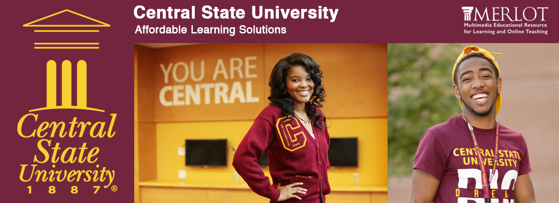 Central State logo and images of students.